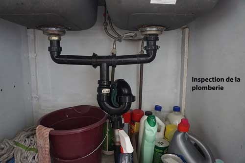 Inspection de la plomberie